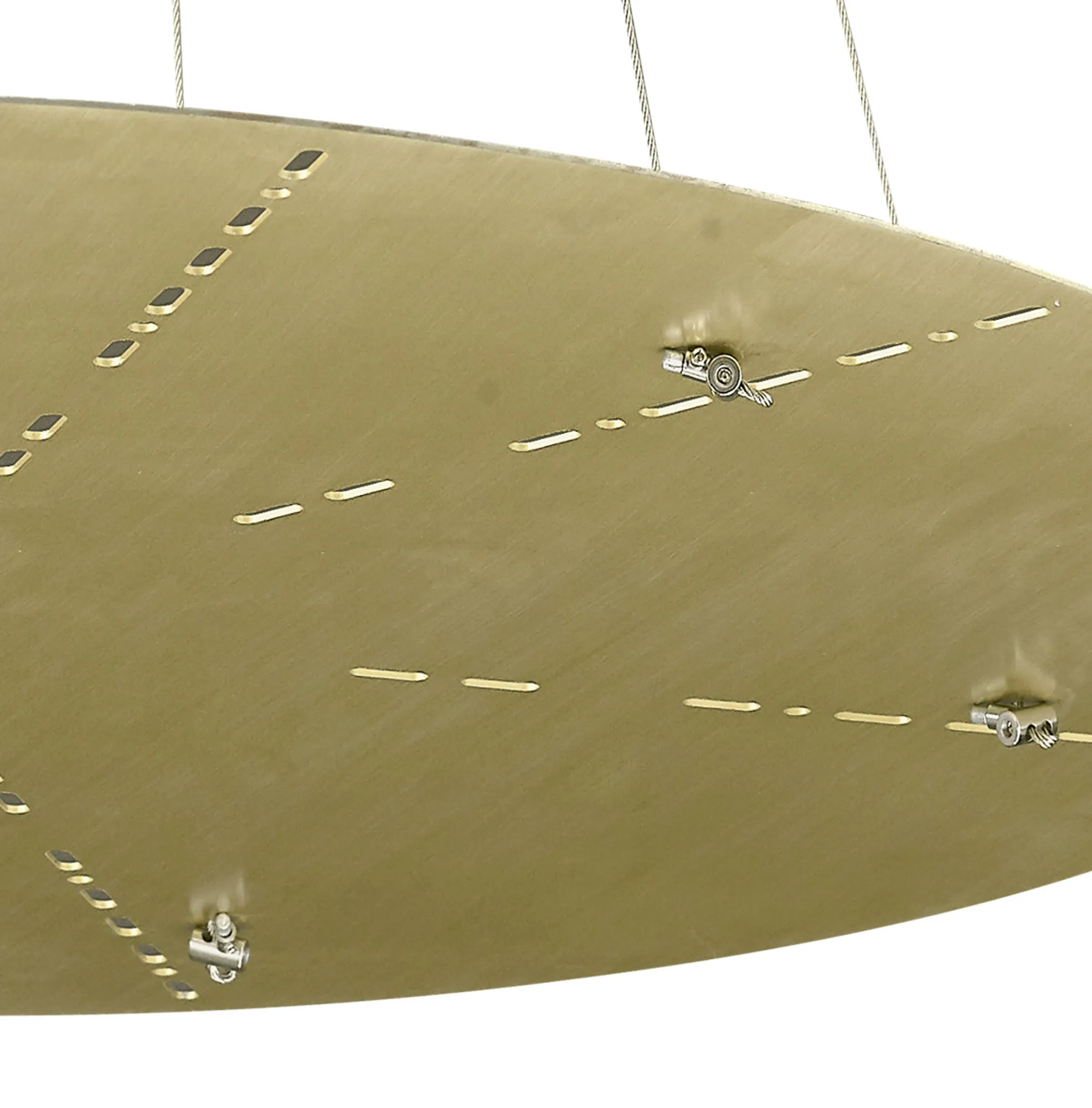 Lowan 790mm 3m Suspension Plate (Max Load 40kg) Painted Brushed Gold D0669  Deco Lowan Painted Gold